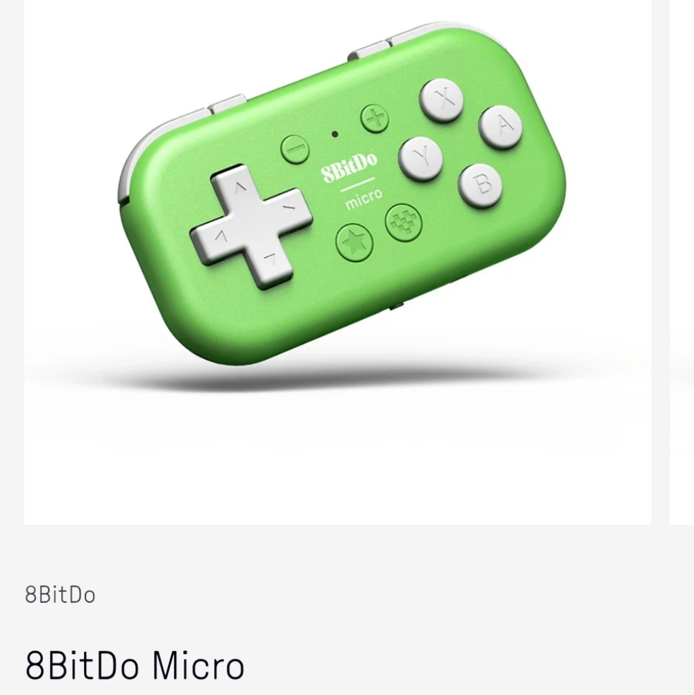 SOLD | 8BitDo | Micro Bluetooth Gamepad | Green